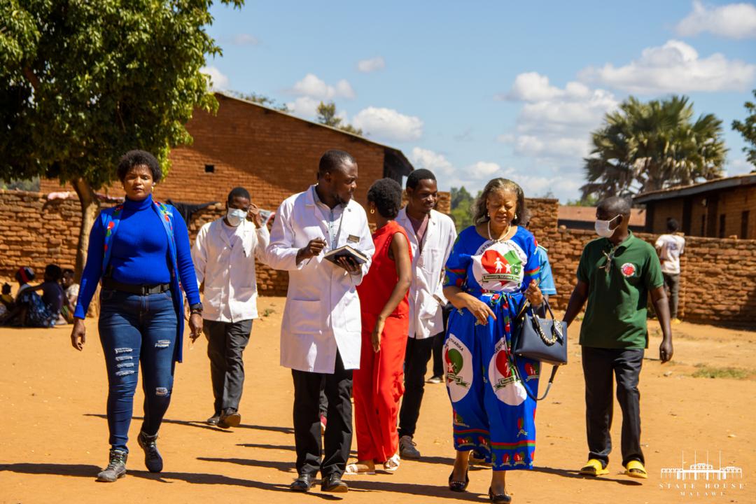 BEAM Trust mobile health clinic serving a rural community in Malawi
